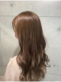 ブリーチなし！ミルクティーカラー