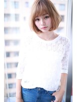 シーラス バイクラウドゼロ(Cirrus by Cloud zero)&nbsp;大人　かわいい　ハイトーン　小顔ボブ【Cirrus by Cloud zero】