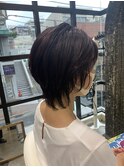 ショートウルフ/レッドブラウン/ボーイッシュ女子/ユニセックス