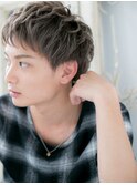 *mod's姪浜*…ハイライトカラー束感カットニュアンスマッシュe