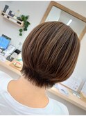 ☆やや前下がりショートグラデーションスタイル☆