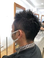 ヘッズ 本八幡店(HEADS)&nbsp;かき上げヘア　ニュアンスマッシュ　サイドパート　韓国マッシュ