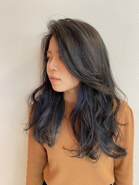 ヘアーオーパス グラデーションブルーカラー