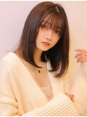 《Agu hair》ショコラベージュエアストレート