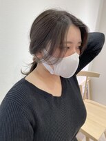 ヨーク(YOKE)&nbsp;【 YOKE 】顔まわりレイヤーミストバング韓国ヘアー