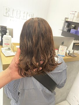 エイト 藤沢店(EIGHT fujisawa) EIGHT fujisawa 藤沢店【エイト】福優 髪質改善コテ巻き風パーマ