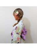 浴衣着付けとヘアセット