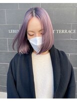 ロワンバイアルティナ 横須賀中央店(Rowan by artina)&nbsp;モーブカラー_パールラベンダー_内巻きワンカール1