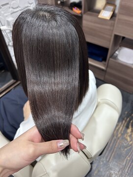 アルコイリスバイドールヘアー(ARCOIRIS by Dollhair) 酸性ストレートうる艶ロング髪質改善トリートメント韓国風都島