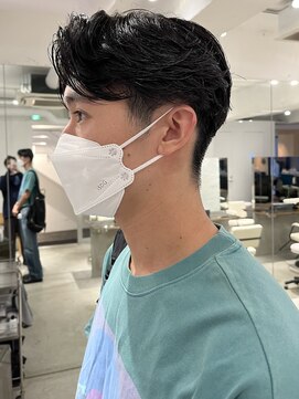 ロイ 南青山 表参道(ROI) ツイストスパイラルパーマショートパーママッシュパーマ黒髪