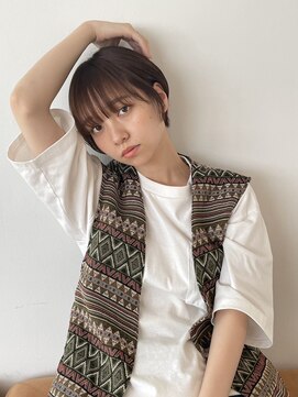 フォルテ 表参道店(FORTE) 縮毛矯正の艶髪丸みショート！