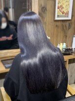 カムデンタウン(Camden Town) 艶髪メテオダブルカラー×ブルーラベンダーカラー