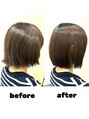 テン 蒲生四丁目(ten=10) ボブ、ショートカットに酸性ストレートされる方が多くなりました
