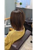 外ハネで今っぽく可愛らしいスタイル