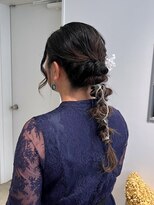 エイゾー 銀座(EIZO)&nbsp;編み下ろしヘア/ お呼ばれヘア