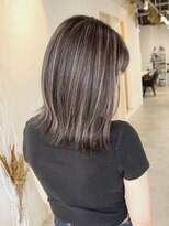 トト 船橋店(toto.)&nbsp;細めハイライトマロンベージュくすみベージュ白髪ぼかし◎[船橋]