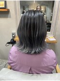 地毛残しバレイヤージュ