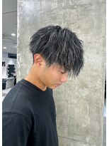 メンズサロン キング 梅田店(Men’s salon K!ng)&nbsp;波巻きツイストスパイラルパーマ/フェザーパーマ/眉毛/メンズ