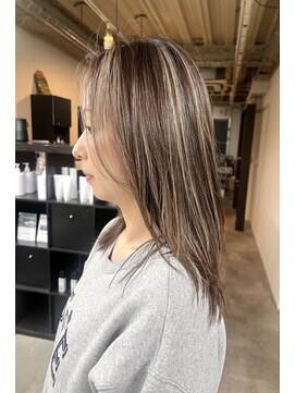 ルーツ ヘア デザイン(roots hair design) 西区新町美容室★roots★白髪ぼかし★上品な大人ハイライト
