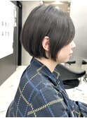 丸みショートボブ