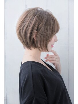 セイドット リー(Say. Ree) say.田代ベージュボブ丸みショートレイヤーカットロングレイヤー