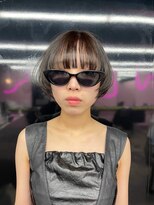 キジ(KIJI) ミニボブ/レイヤーボブ/グレージュ/透明感カラー