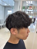 アッシュ 稲田堤店(Ash) 縦落ちパーマ×マッシュ