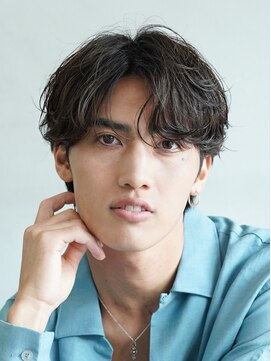 エリマ 横浜西口(elima) 横浜西口センターパートニュアンスパーマフェザーショート緩め