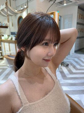 ロンドアベニール 北千住(Lond avenir) 髪質改善レイヤーカット顔周り前髪韓国ヘア北千住デジタルパーマ