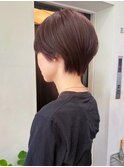 タイトショート/ピンクブラウン/20代◎30代◎40代