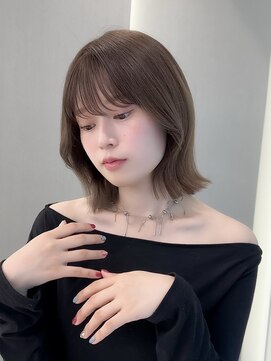 ロンドリゼル 札幌(Lond RiseL) ◯ オリーブグレー/韓国/レイヤーカット/髪質改善/縮毛矯正/札幌