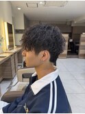 波巻きツイストスパイラルパーマ