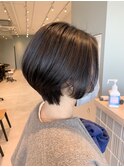 ミニボブ/ショートボブ/大人可愛い/髪質改善/シースルーバング