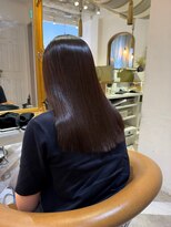 ロンドアベニール 北千住(Lond avenir)&nbsp;オリーブグレー/韓国風巻き/レイヤーカット/髪質改善/縮毛矯正