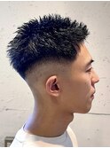 【坂本翔】バーバーフェードショート