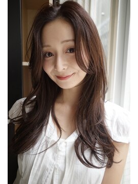 ヌヌ 渋谷 原宿 明治神宮前(nunu) レイヤーカット/トリートメント/ブリーチなしカラー/グレージュ