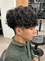 エルマーク 梅田(L-MARK)&nbsp;波巻きスパイラル/シャドウパーマ/サーフカール/men's/メンズ