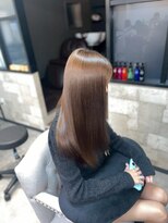 ハル 新宿(haru)&nbsp;ココアブラウン/艶髪ロング/透明感カラー/髪質改善ストレート