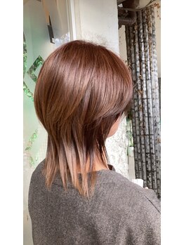 スタジオ エーダッシュ(STUDIO A’)の写真/【カラーと同時進行で出来るヘアケアメニュー】回数を重ねる毎に艶が増すグロストリートメント＊