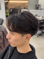 テンション(tension)&nbsp;メンズカットフェザーパーマニュアンスパーマ眉毛カット札幌大通