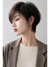 エマ(emma)&nbsp;ハンサムショート20代30代40代におすすめ、丸みショートボブ