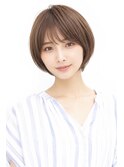 丸みショートのバランスの良さよ