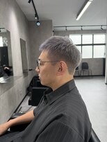 エーデル(EDEL)&nbsp;メンズ白髪ぼかし【ブリーチ・シルバーカラー】