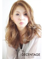 ディセンタージュ ヘアーメイク(DECENTAGE hair make) 外国人風ルーズウェーブ