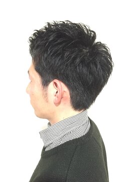 バーシャミ ヘアーアンドスパ(Baciami Hair&Spa) 【村山 光臣】ソフト刈り上げショート(リアルサロンワーク)