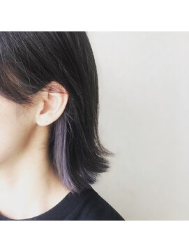 フィグルヘアーデザイン(figle hair design) きりっぱインナーカラー