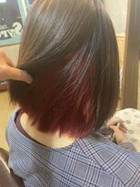 ヘアサロン シロップ(Hair Salon Syrup)&nbsp;インナーカラー。【ワインレッド】