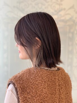 ラシェンテ リセ 西宮北口(La Sente Lycee) Lycee　ヌーディベージュ×インナーカラー