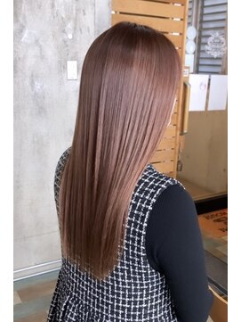 ヘアカロン 熊本本店(Hair CALON) アプリコットブラウン