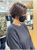 絶壁解消/ひし形/前下がり/大人ショートボブ/30代/40代★猪狩★